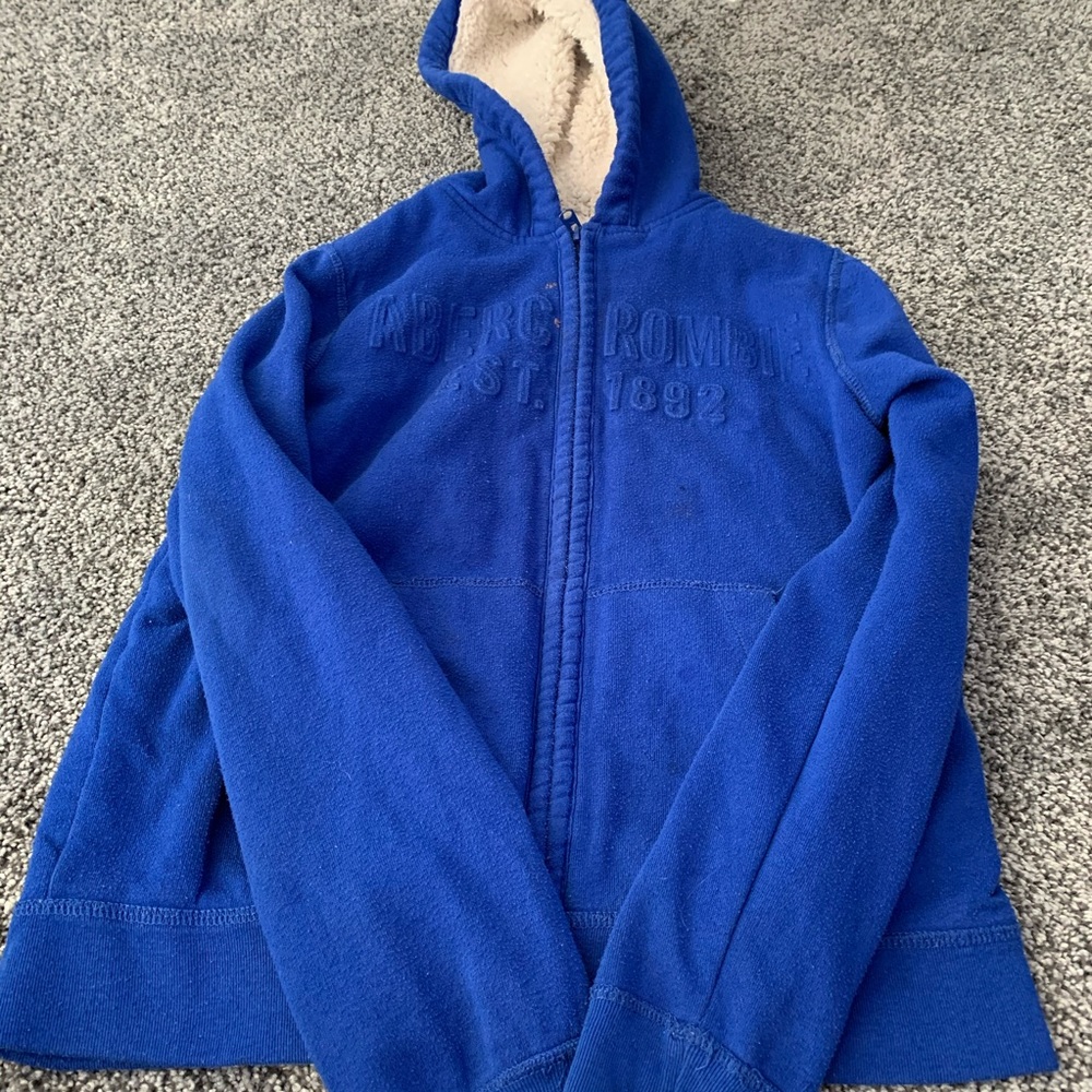 Abercrombie kids blue sweatshirt big kid 13/14